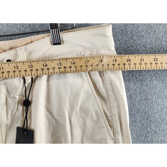 Rag & Bone Standard Chino Pants Men's 36 Sand Side Pockets Button Zip Closure